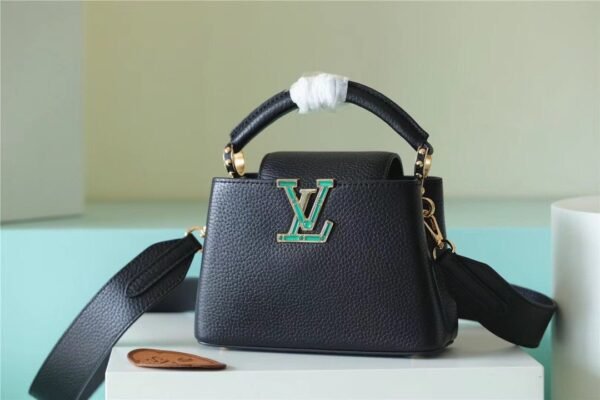 dbf343fd LV Capucines BB Taurillon Black For Women, Shoulder And Crossbody Bags 21cm/8.3in LV
