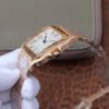 SANTOS 40MM BV FACTORY 18K ROSE GOLD CASE WHITE DIAL
