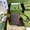 gg Horsebit 1955 Mini Bag Blue And Ivory gg Denim Jacquard For Women 6.7in/17cm 625615 2KQgg 8375