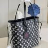 LV Neverfull MM Monogram Empreinte Black/White For Women,  Tote Bags 12.2in/31cm LV M46103