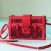 LV Petite Malle Monogram Red For Women, Women¡¯s Handbags, Shoulder And Crossbody Bags 7.9in/20cm LV?