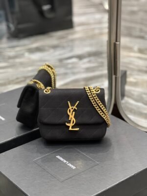 YSSL Jamie Mini Chain Bag Black For Women, Women’s Bags 6.9in/17.5cm YSL 6981622F9271000