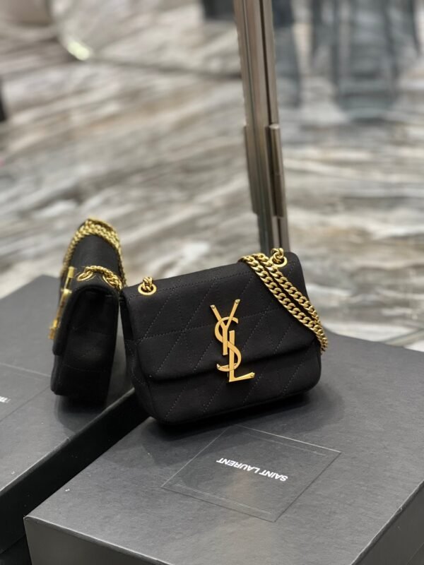 YSSL Jamie Mini Chain Bag Black For Women, Women’s Bags 6.9in/17.5cm YSL 6981622F9271000
