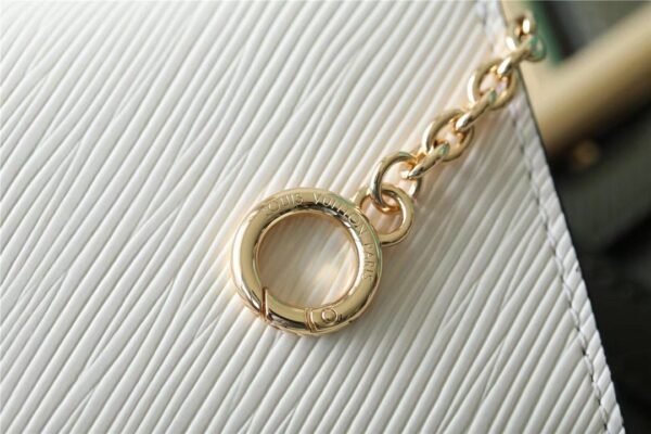 df0f77ef LV Twist MM Bag, Shoulder and Cross Body Bags For Women Kaki / Quartz White 9.1in/23cm LV M59884