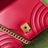 gg Marmont Mini Top Handle Bag Red For Women, Women’s Bags 8.3in/21cm gg ?