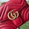 gg Marmont Mini Top Handle Bag Red For Women, Women’s Bags 8.3in/21cm gg ?