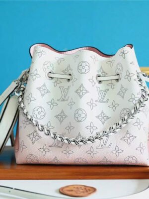 LV Bella Bucket Bag Pink For Women,  Shoulder And Crossbody Bags 7.5in/19cm LV M57855