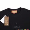 GUCCI x BALENCIAGA DRIP LOGO T-SHIRT BLACK