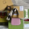 gg Bamboo 1947 Crocodile Mini Top Handle Bag Pink For Women, Women’s Bags 6.7in/17cm gg