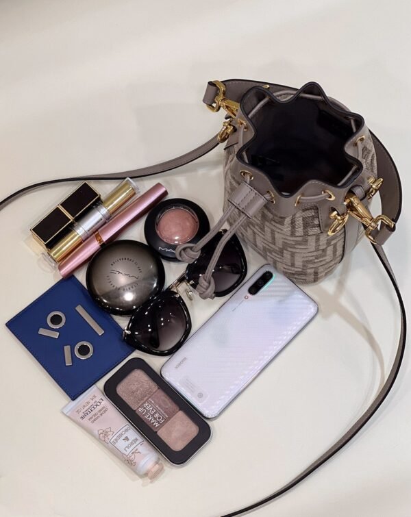 FI Mon Tresor Small Beige Bag For Woman 18cm/7in