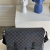 e302d802 LV Christopher Messenger Bag Damier Graphite Canvas For Men, Bags, Shoulder And Crossbody Bags 13in/33cm LV N41500
