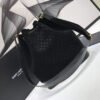 YSSL All-Over Monogram Bucket Bag Black For Women 10.5in/27cm YSL?