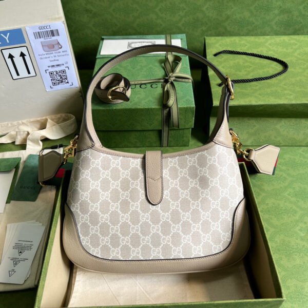 gg Jackie 1961 Small gg Shoulder Bag Beige For Women, Women’s Bags 11in/28cm gg ?678843 UULAG 9682