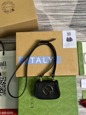 gg Blondie Card Case Wallet Black For Women, Women’s Bags 4.5in/12cm gg ?698635 UXX0G 1000