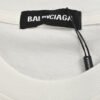 Balenciaga White T-Shirt with Graphic Design