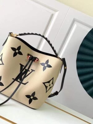 LV LV Crafty Neonoe MM Bucket Bag Creme For Women, Women¡¯s Handbags, Shoulder Bags 10.2in/26cm LV M56889