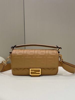 FI Baguette Brown For Women, Handbags, Shoulder And Crossbody Bags 10.6in/27cm FF 8BR600