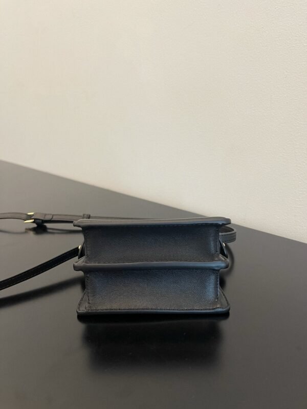 FI Peekaboo ISeeU Petite Black Micro Bag For Woman 11cm/4.5in