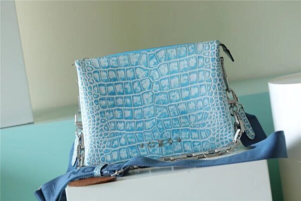 LV Coussin PM High Shiny Alligator Light Blue For Women,  Shoulder And Crossbody Bags 10.2n/26cm LV?