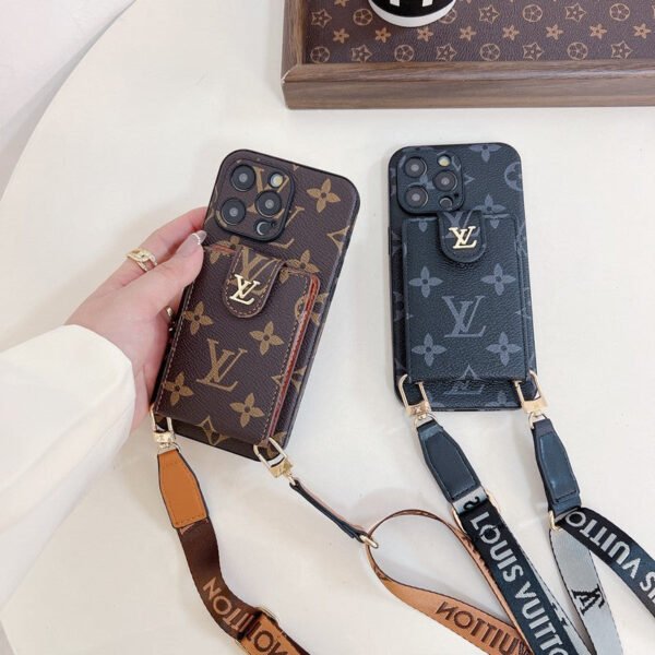 Lou Card Bag Crossbody Color Chain iPhone Case