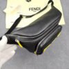 FI Little Monster Belt Bag Black/Yellow For Men, Men’s Bags 7.9in/20cm FF