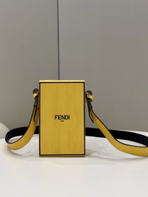 FI Vertical Box Yellow RM 6,400 Bag For Woman 17cm/6.5in 7VA519ADP6F1CIA