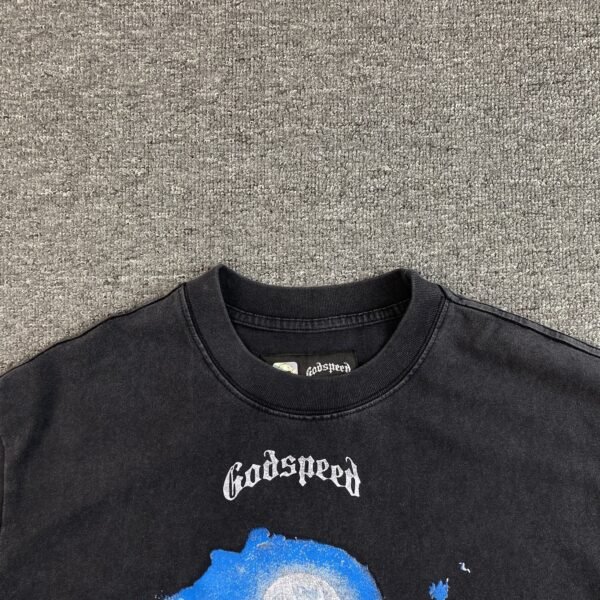 GODSPEED HILLS HAVE EYES T-SHIRT WASHED BLACK