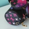 LV Papillon BB Bag Classic Monogram For Women 20cm Midnight Fuchsia LV M59860