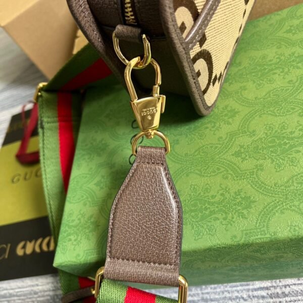 gg Jumbo gg Mini Bag Camel And Ebony Jumbo gg Canvas For Women? 8.9in/22.5cm gg 696075 UKMDG 2570