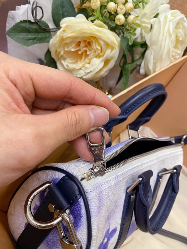 ea455fd6 LV Keepall Xs Nano 21cm White-Blue