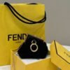 FI First Mini Black Mink Bag For Woman 11.5cm/4in