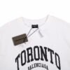 BALENCIAGA TORONTO LOGO T-SHIRT WHITE