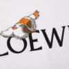 Loewe T-Shirt with Logo and Graphic Design