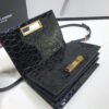 ebbb014e YSSL Cassandra Small Crossbody Bag With Stone Print Black For Women 7.4in/19cm YSL