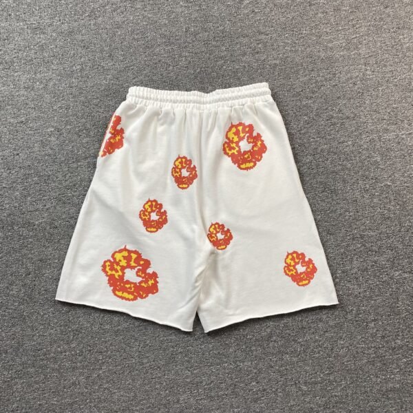 DENIM TEARS x OFFSET COTTON WREATH SHORTS WHITE