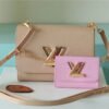 ec32abca LV Twist MM Bag Epi Beige/ Light Pink For Women, Shoulder and Cross Body Bags 9.1in/23cm LV