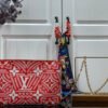 LV LV Crafty Double Zip Pochette Monogram Canvas Red/White For Women,  Shoulder And Crossbody Bags 7.9in/20cm LV