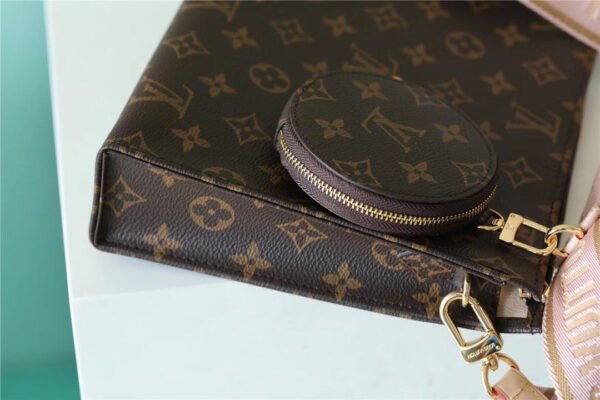 LV Pochette Double Monogram Canvas For Women, Women¡¯s Bags, Shoulder And Crossbody Bags 10.2in/26cm LV