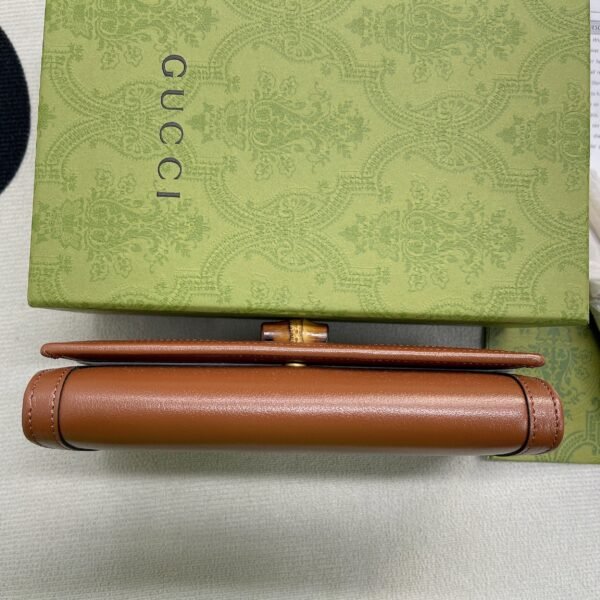gg Diana Chain Wallet With Bamboo Red For Women, Women’s Bags 7.4in/19cm gg