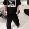 Gucci Snowboarder Graphic Black T-Shirt