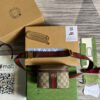 gg Ophidia Belt Bag With Web Beige/Ebony Soft gg Supreme Canvas? For Men 7.1in/18cm gg 699765 96IWG 8745
