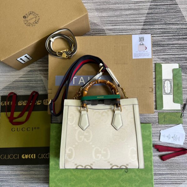 gg Diana Small gg Tote Bag White For Women, Women’s Bags 11in/27cm gg