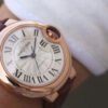 BALLON BLEU DE  LADIES 33MM V6 FACTORY 18K ROSE GOLD CASE WHITE DIAL
