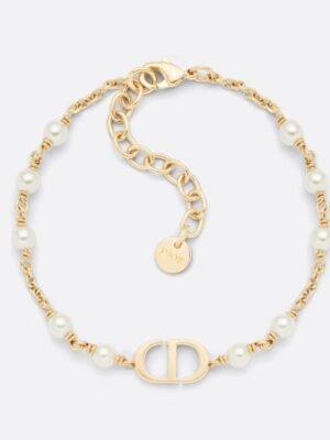 18K Petit CD Pearls Bracelet