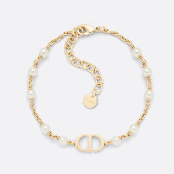 18K Petit CD Pearls Bracelet
