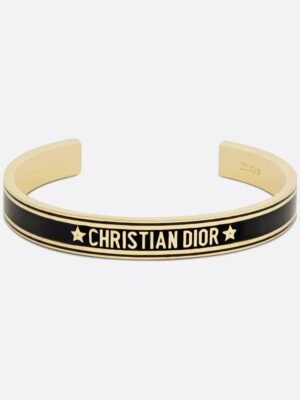 18K CD Black Code Bangle Bracelet