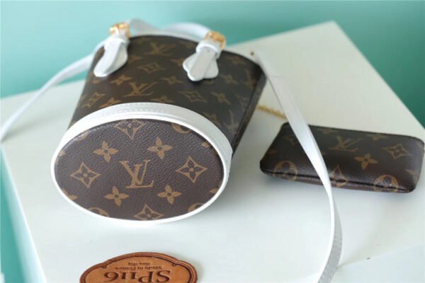 f0042961 LV Nano Bucket Bag Monogram For Women Brown 6.7in/17cm LV M81489