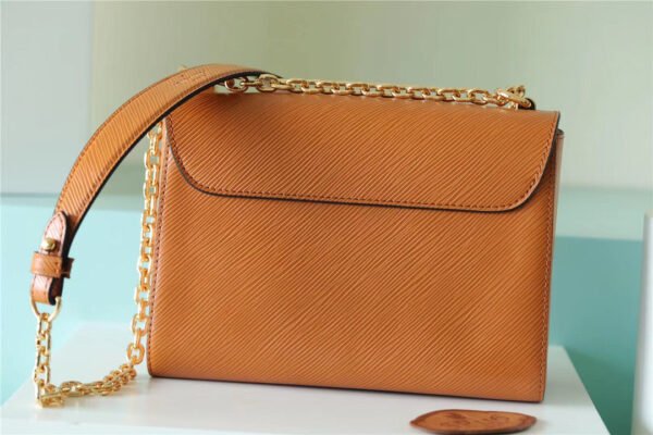 LV Twist MM Epi Gold Miel Brown For Women, Women¡¯s Bags, Shoulder And Crossbody Bags 9.1in/23cm LV M59686