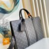 LV Sac Plat Horizontal Zippe Monogram Eclipse For Men, Bags, Shoulder And Crossbody Bags 15.4in/39cm LV M45265