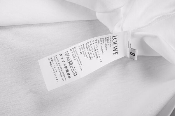 f092bb57 Loewe Embroidered Logo T-Shirt (White)